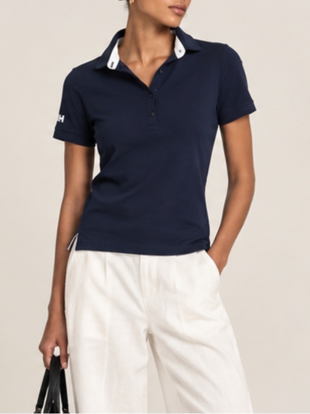 Helly Hansen Navy Blue Polo Shirt Size S